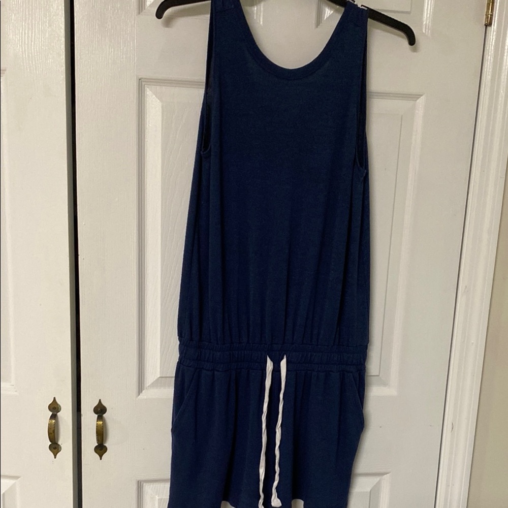 Navy Blue Romper